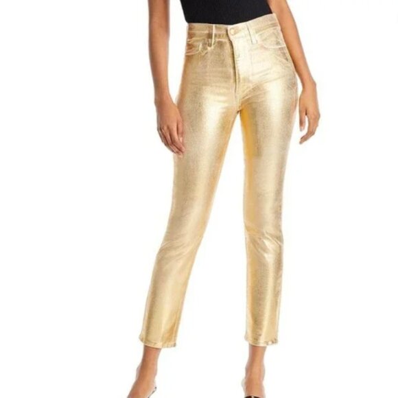 Joe's Jeans | The Luna Gold High Rise Cigarette Ankle Jeans 26 - Picture 1 of 7